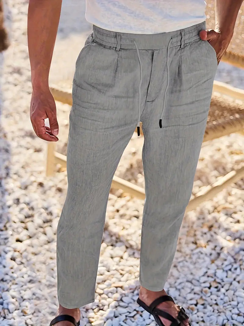 DELACROIX | Pantalon homme Nicolas à cordon et pinces