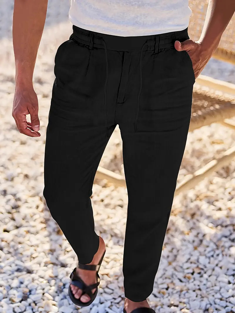 DELACROIX | Pantalon homme Nicolas à cordon et pinces