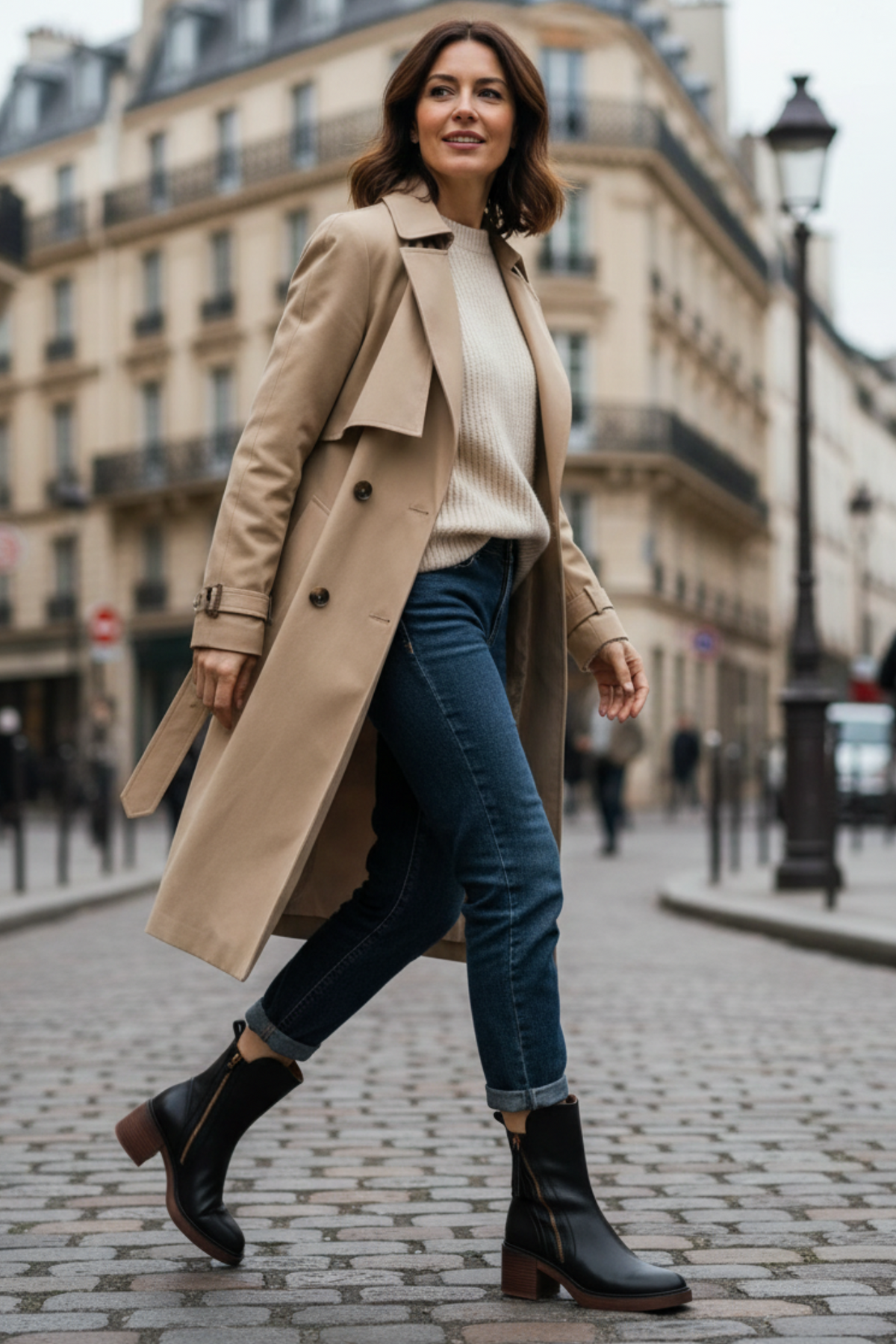 DELACROIX | Bottines à talons zippées pour femme Isabelle