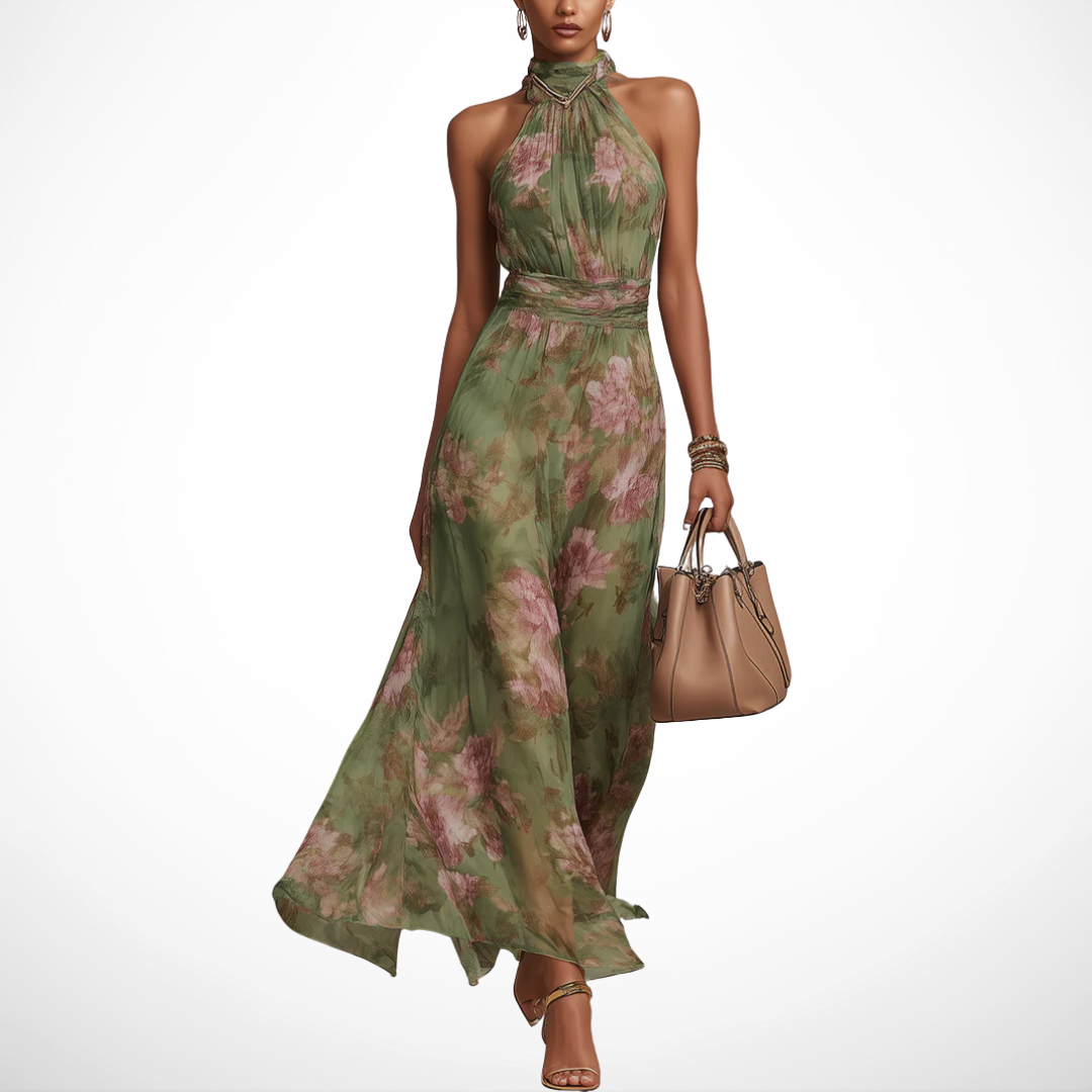 DELACROIX | Robe Longue à Dos Nu pour Femme
