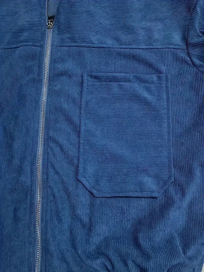 DELACROIX | Régine Veste zippée côtelée pour femme