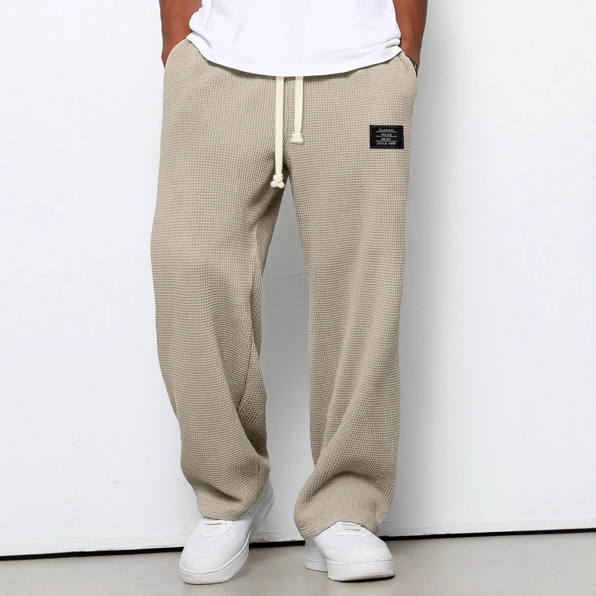 DELACROIX | Pantalon Large à Cordon pour Homme - Modèle Frédéric