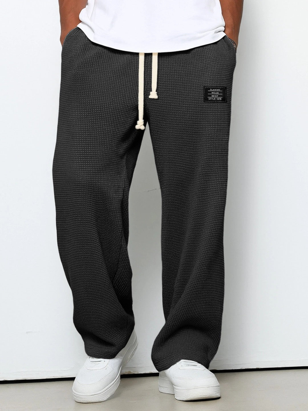 DELACROIX | Pantalon Large à Cordon pour Homme - Modèle Frédéric