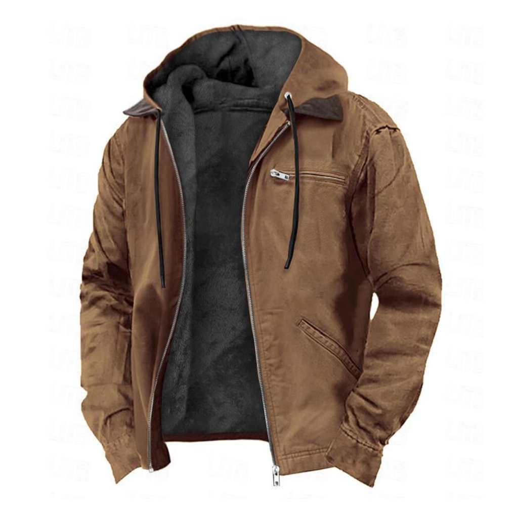 Isak™ | Veste Vintage à Capuche Doublée en Fleece