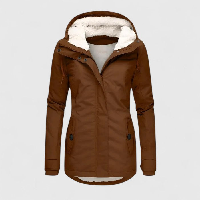 DELACROIX | Parka à capuche doublée pour femme Charlotte
