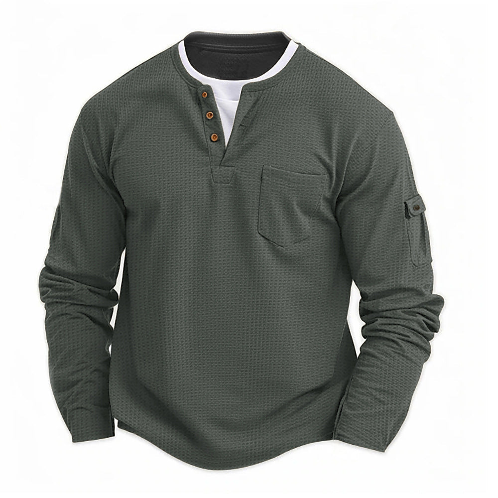 DELACROIX | Haut Henley à poche pour homme Didier