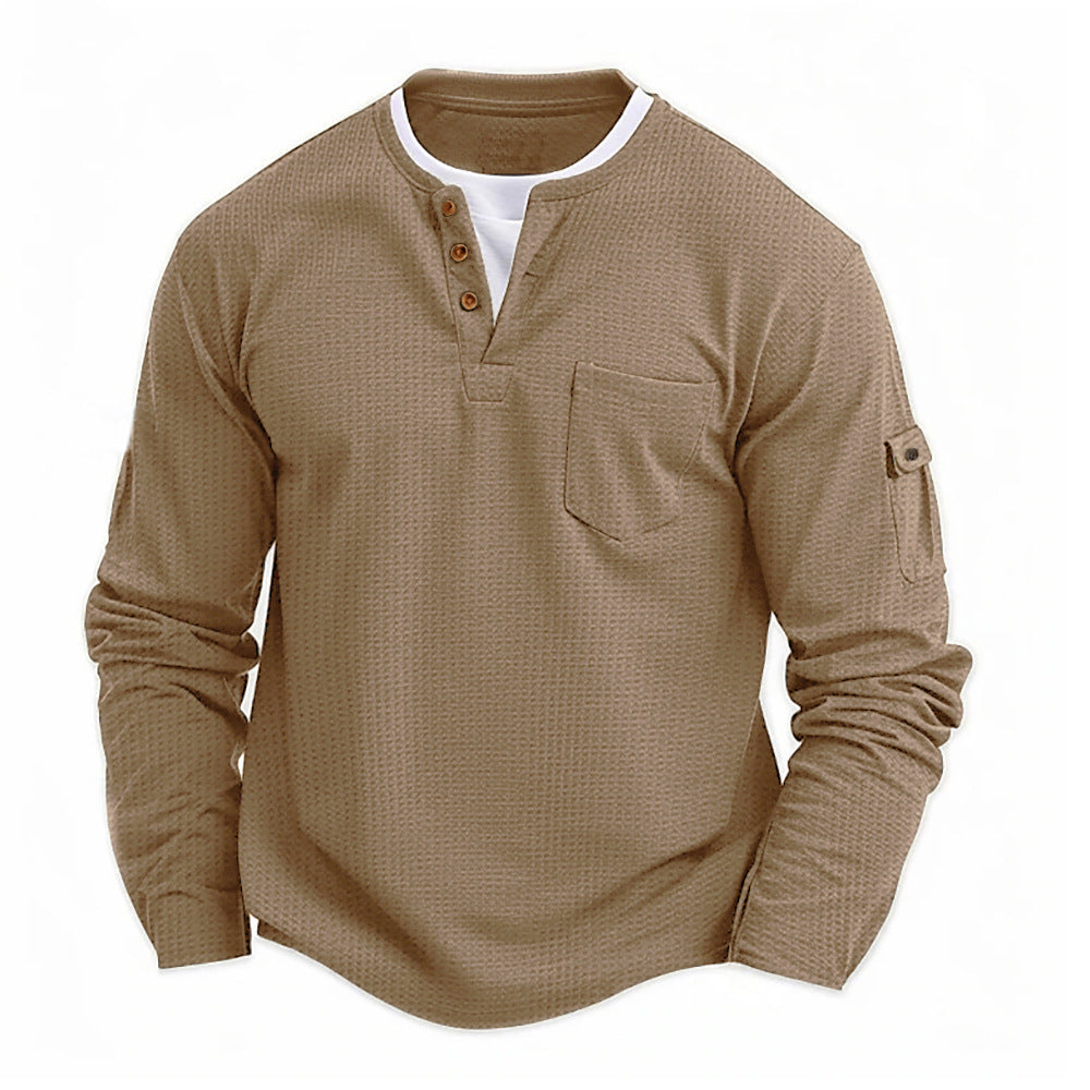DELACROIX | Haut Henley à poche pour homme Didier