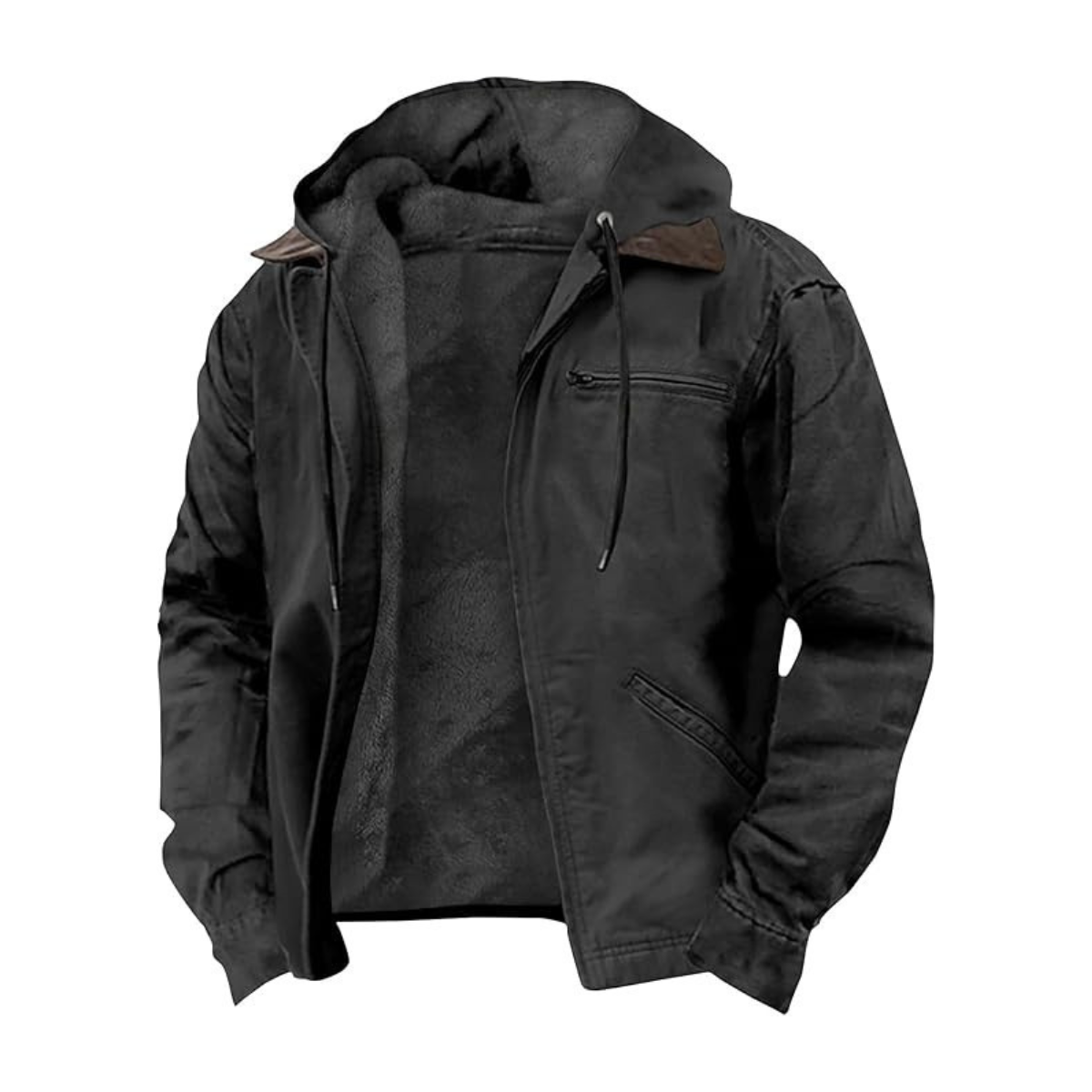 Isak™ | Veste Vintage à Capuche Doublée en Fleece