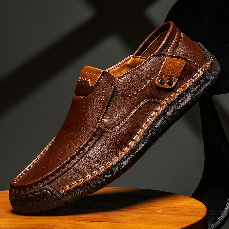 DELACROIX | Mocassins cousus pour homme Michel