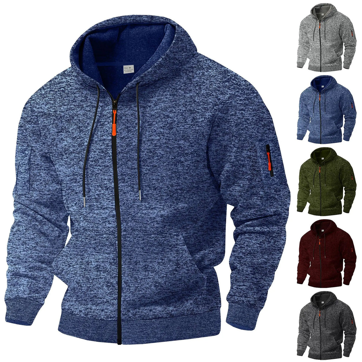 DELACROIX | Hoodie Zipper Jacket for Men - Éric