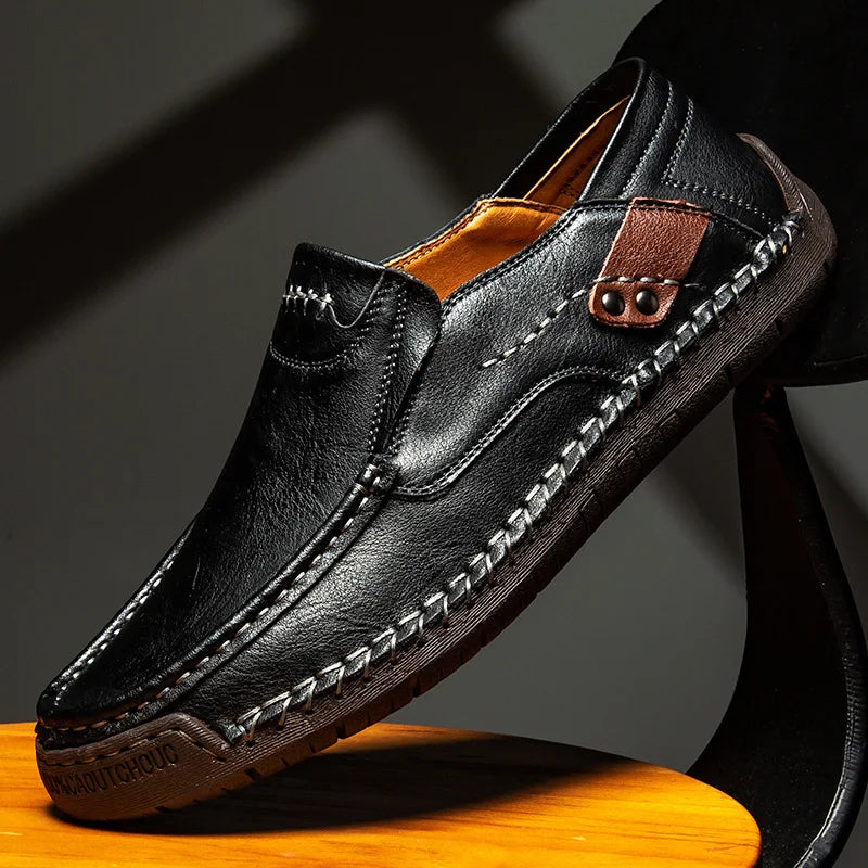 DELACROIX | Mocassins cousus pour homme Michel