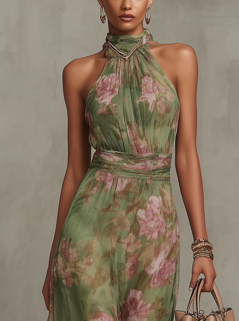 DELACROIX | Robe Longue à Dos Nu pour Femme