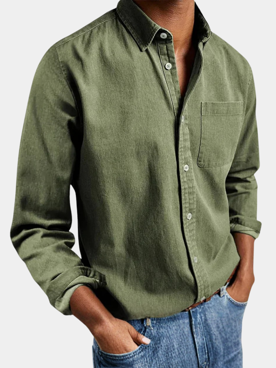 DELACROIX | Chemise Jacques pour homme avec poche poitrine