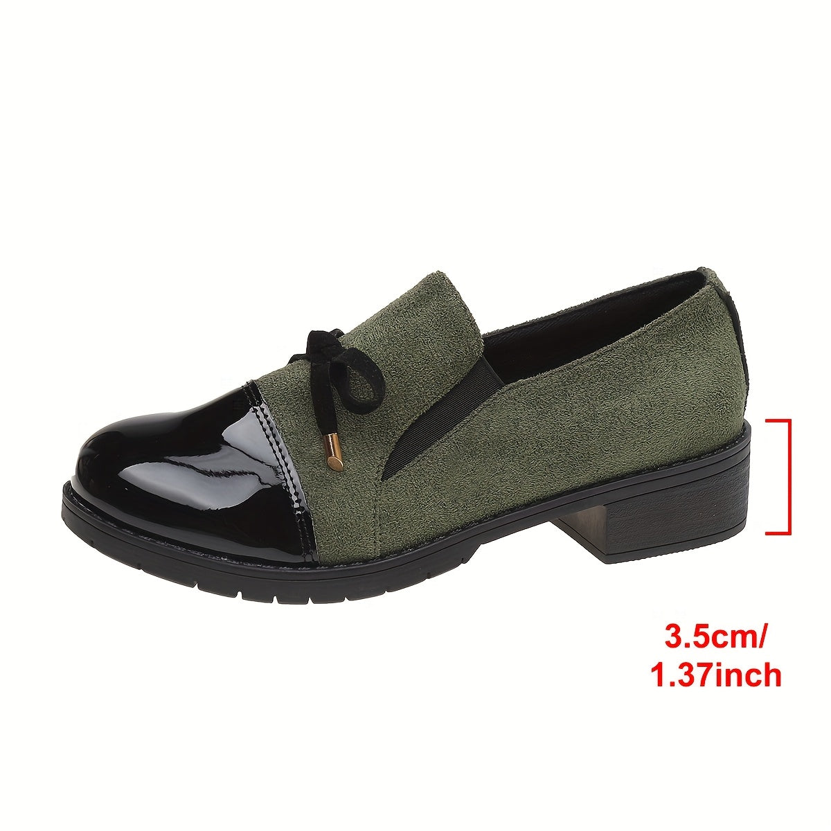 DELACROIX | Mocassins pour femme en cuir verni avec nœud Camille