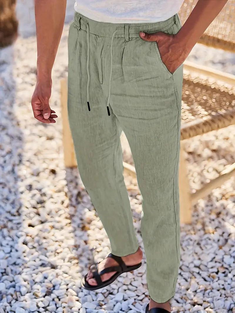 DELACROIX | Pantalon homme Nicolas à cordon et pinces