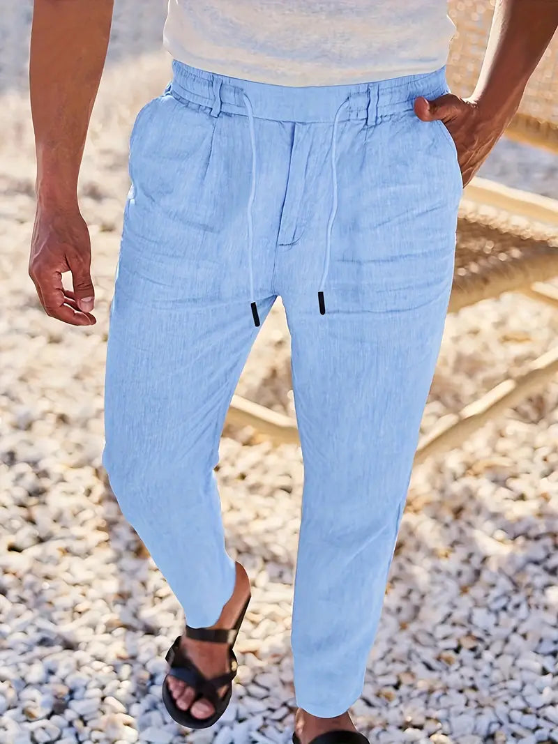 DELACROIX | Pantalon homme Nicolas à cordon et pinces