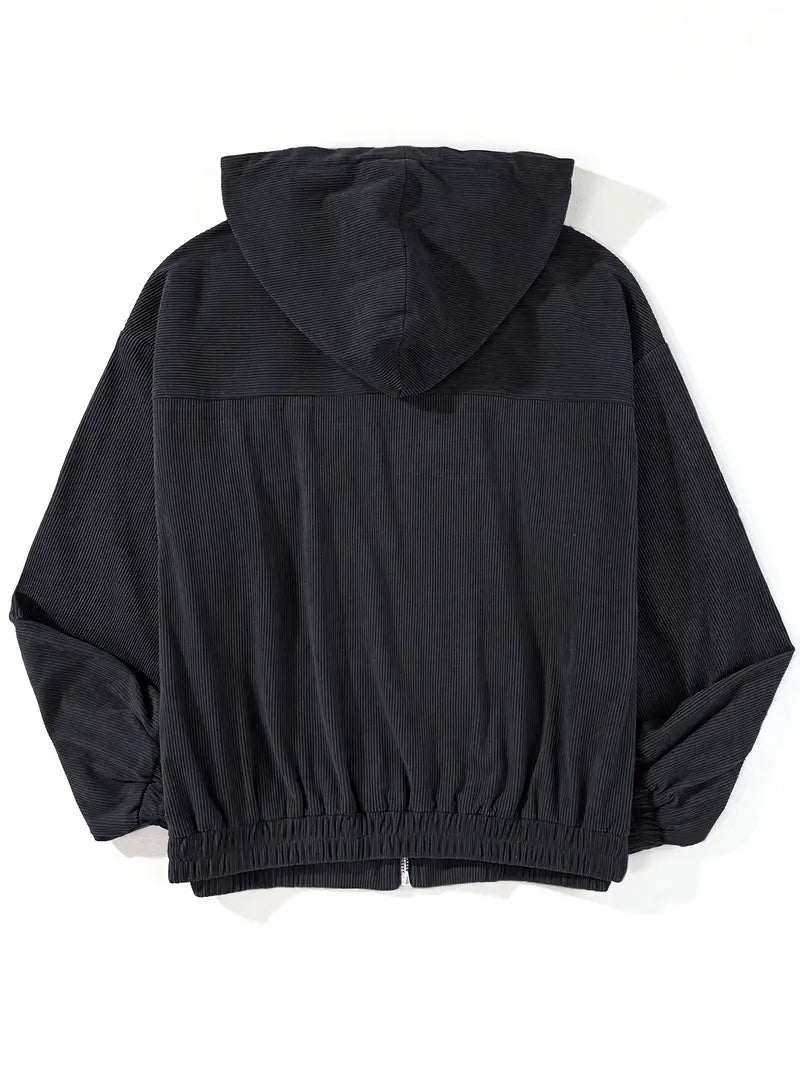 DELACROIX | Régine Veste zippée côtelée pour femme