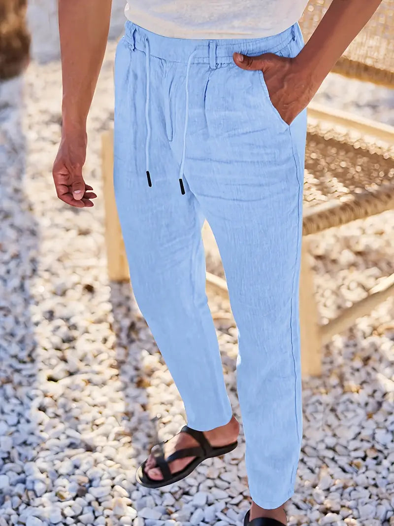 DELACROIX | Pantalon homme Nicolas à cordon et pinces
