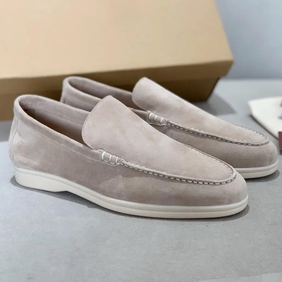 DELACROIX | Mocassins Lucas en daim pour homme