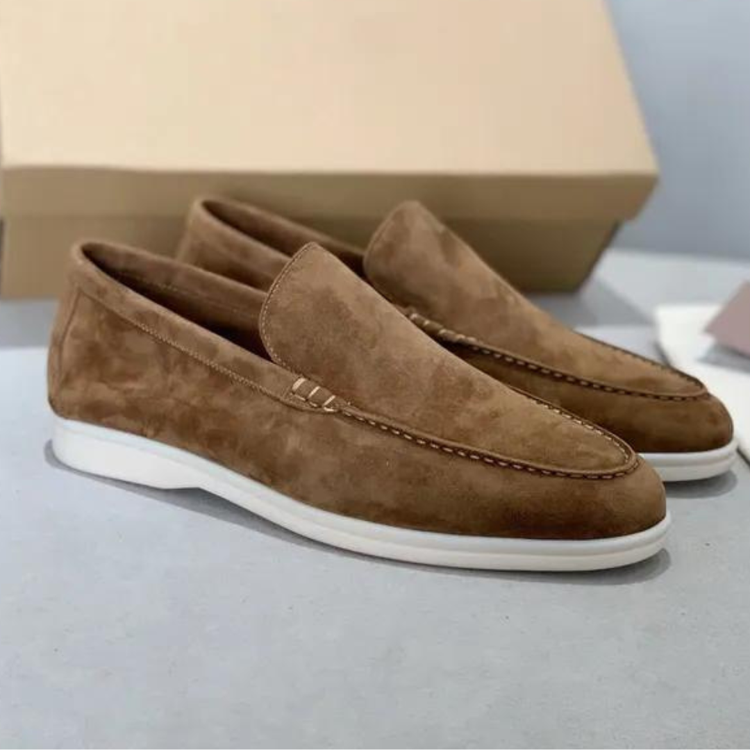 DELACROIX | Mocassins Lucas en daim pour homme