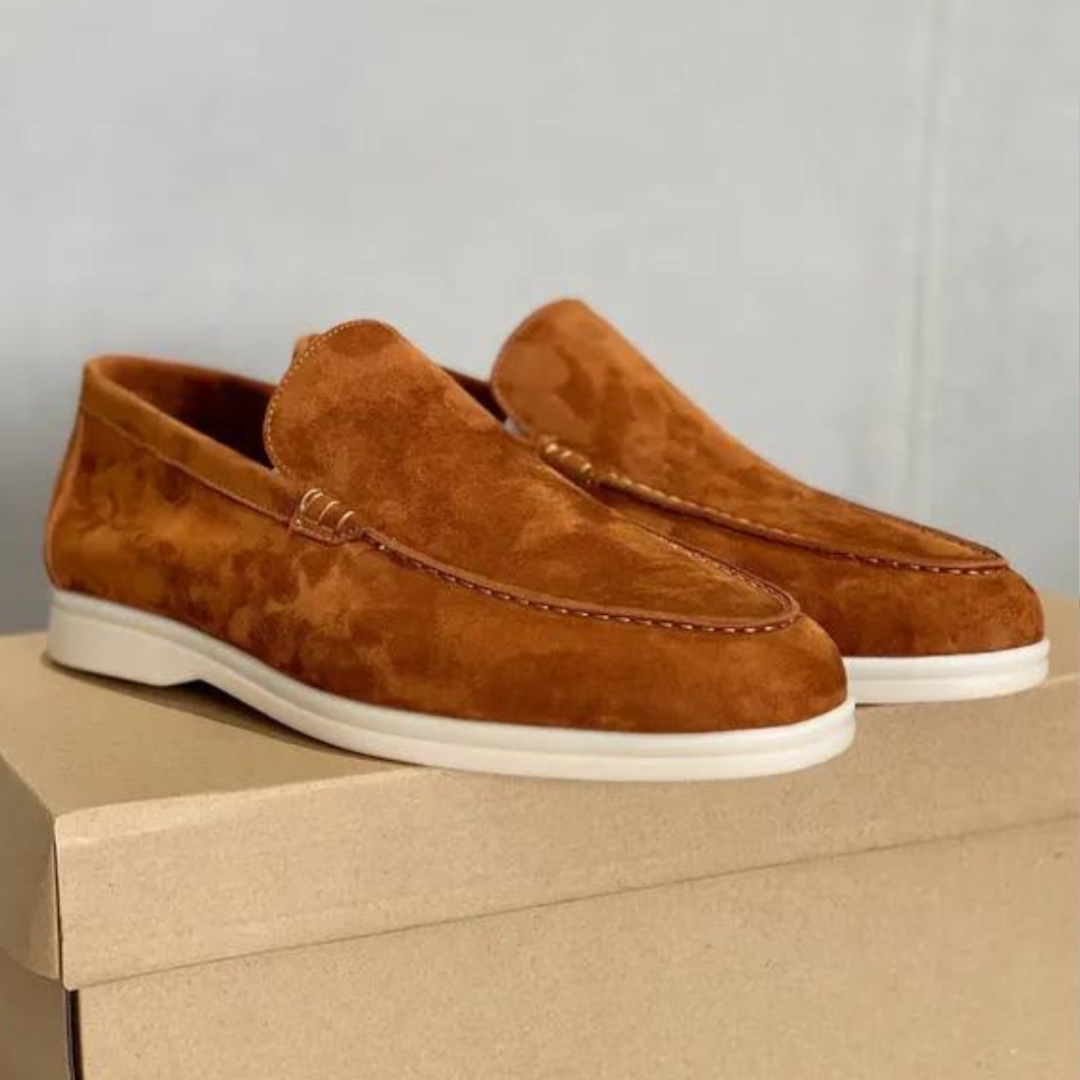 DELACROIX | Mocassins Lucas en daim pour homme