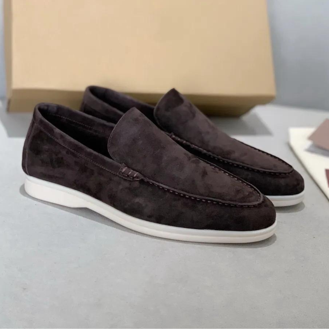 DELACROIX | Mocassins Lucas en daim pour homme