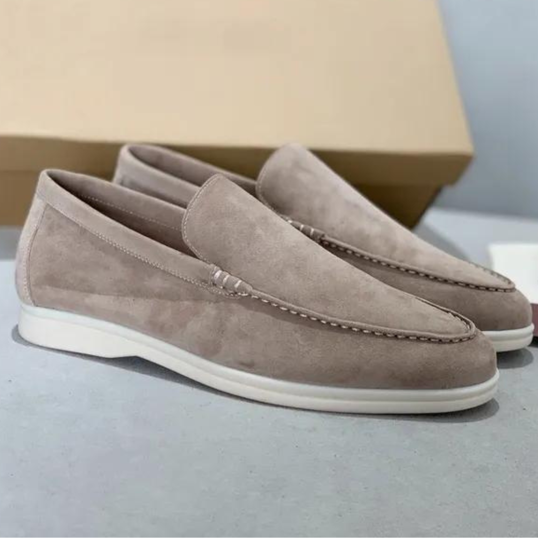 DELACROIX | Mocassins Lucas en daim pour homme
