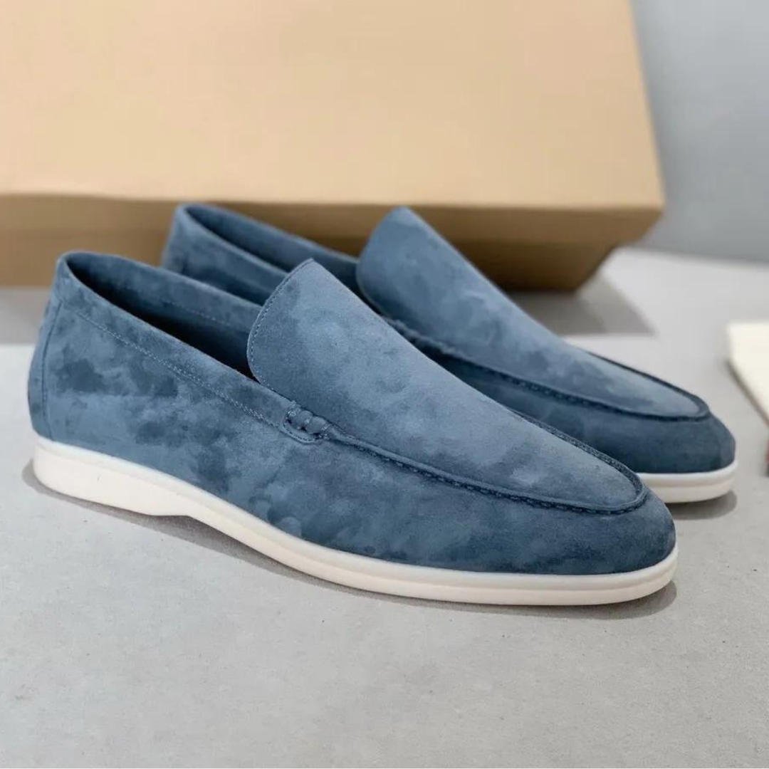 DELACROIX | Mocassins Lucas en daim pour homme