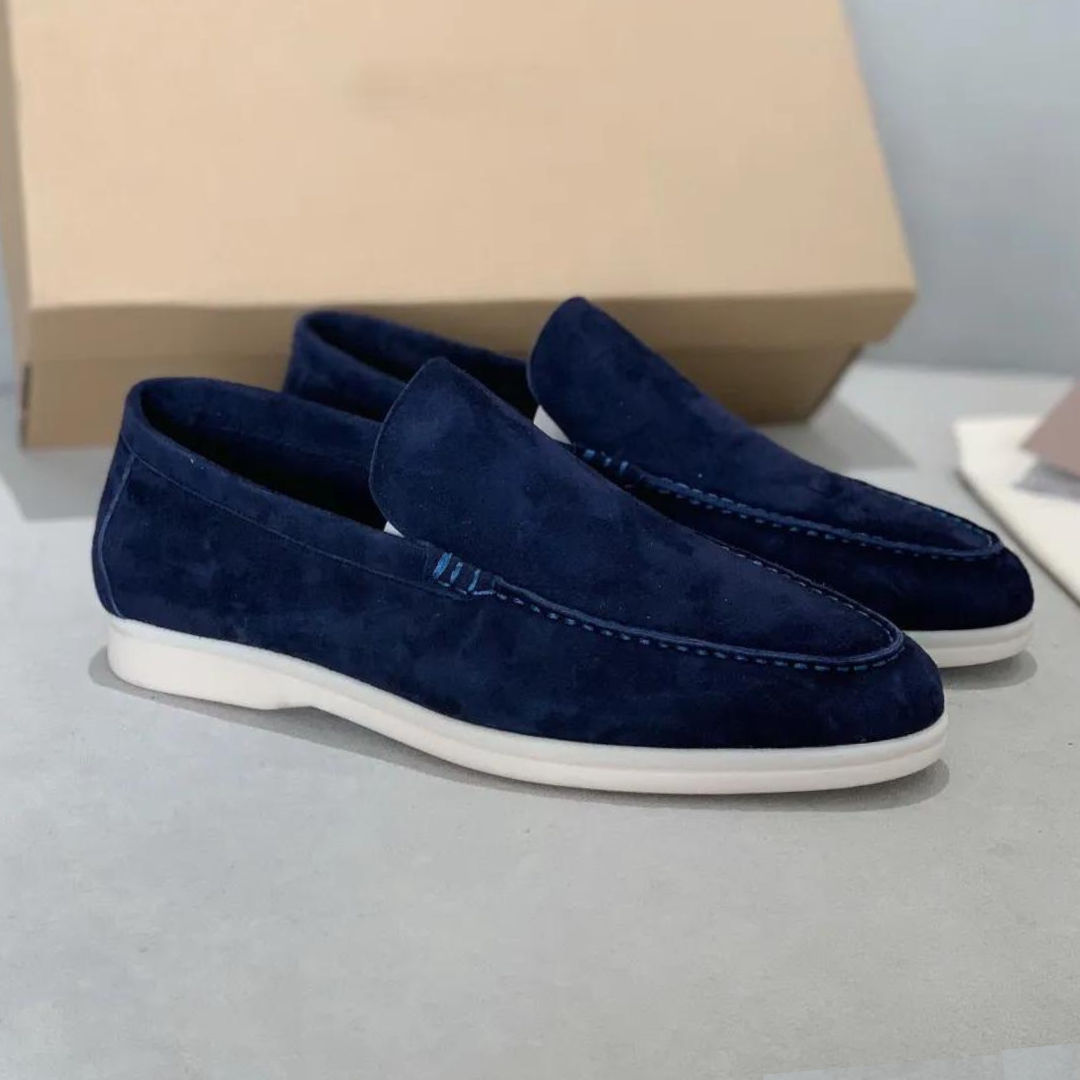 DELACROIX | Mocassins Lucas en daim pour homme