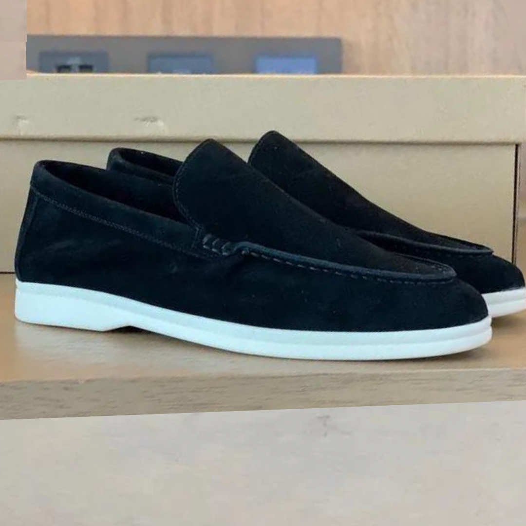 DELACROIX | Mocassins Lucas en daim pour homme