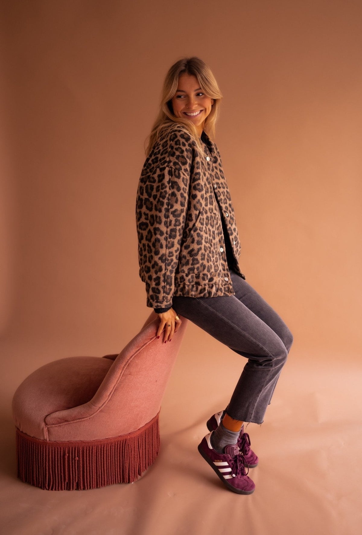 DELACROIX | Chemise Veste Léopard Femme Charlène