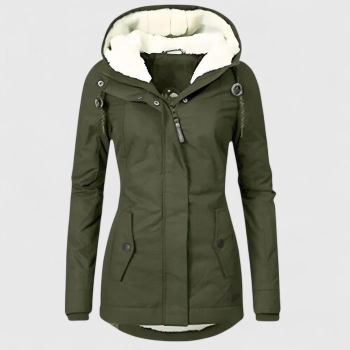 DELACROIX | Parka à capuche doublée pour femme Charlotte
