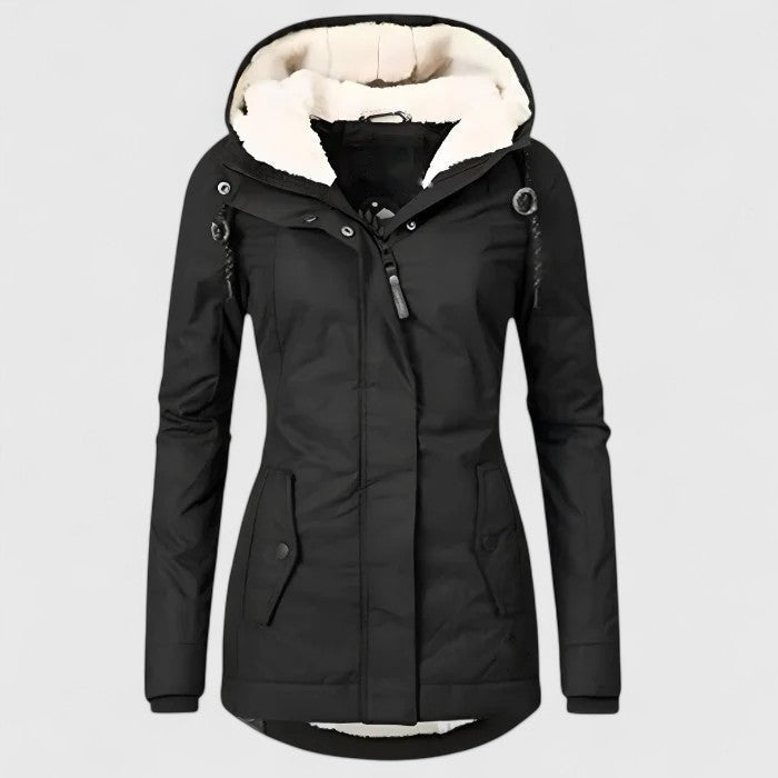 DELACROIX | Parka à capuche doublée pour femme Charlotte